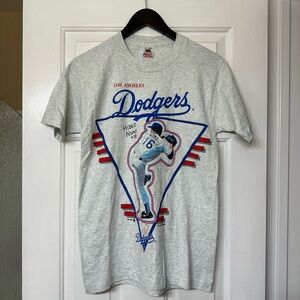 MLB Los Angeles Dodgers Vintage 1995 Short Sleeve Shirt Hideo Nomo #16